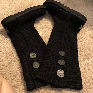 Ugg black boots size 8